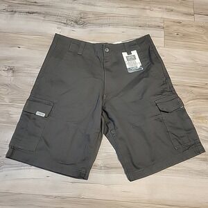 Levi's Cargo Shorts Mens Size 34 Gray Pocket Flap Hiking Fishing NEW